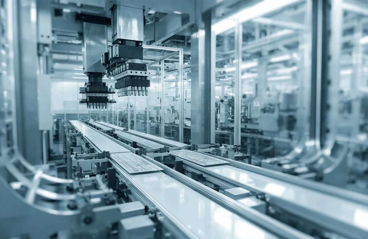 Fertigungsstraße für Elektronik